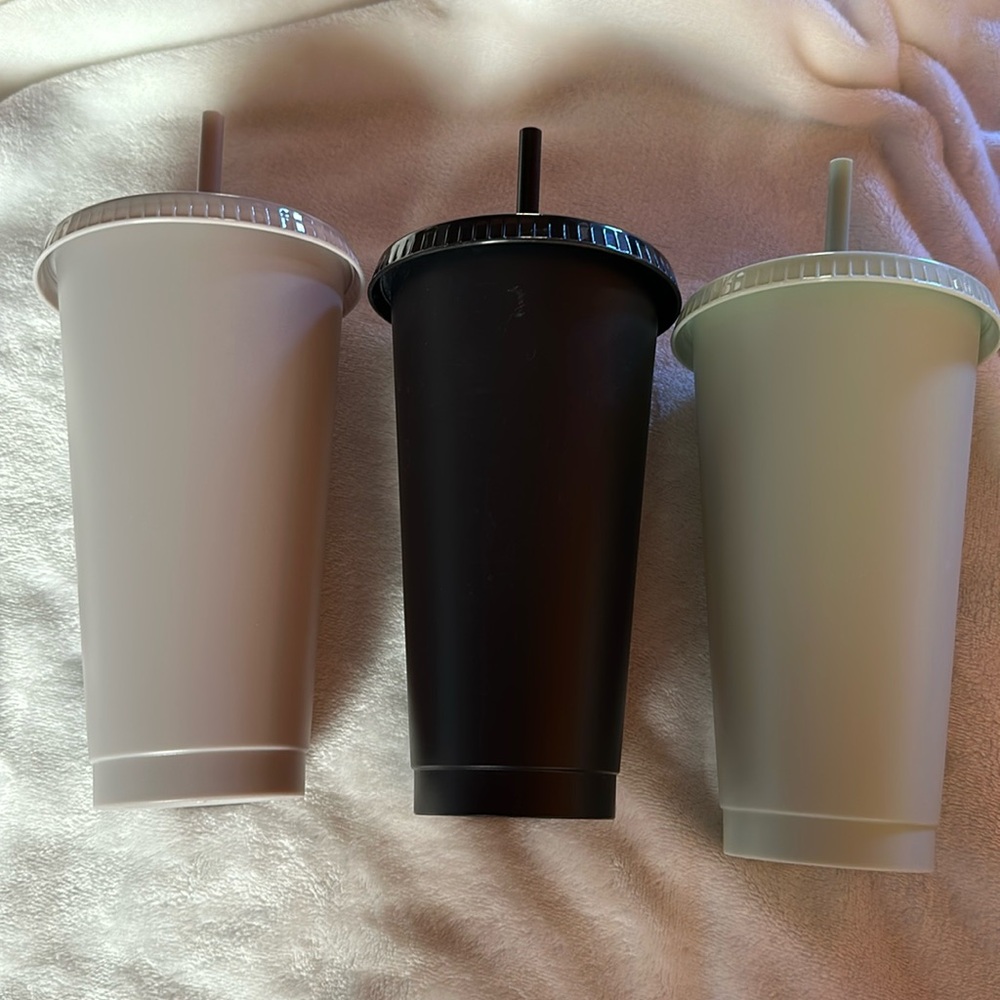 Room Essentials 3 Pack Reusable Cold Cups - Picture 2 of 9